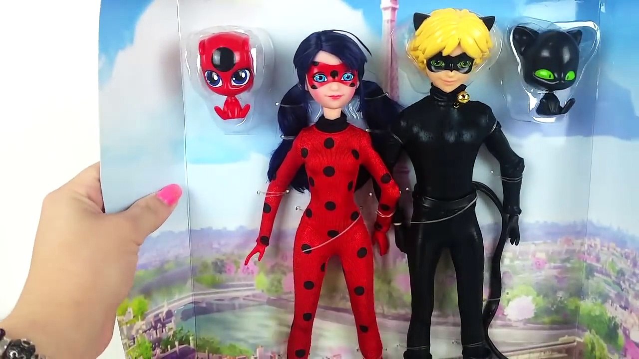 BONECOS LADYBUG E CAT NOIR DO DESENHO MIRACULOUS AS AVENTURAS DE