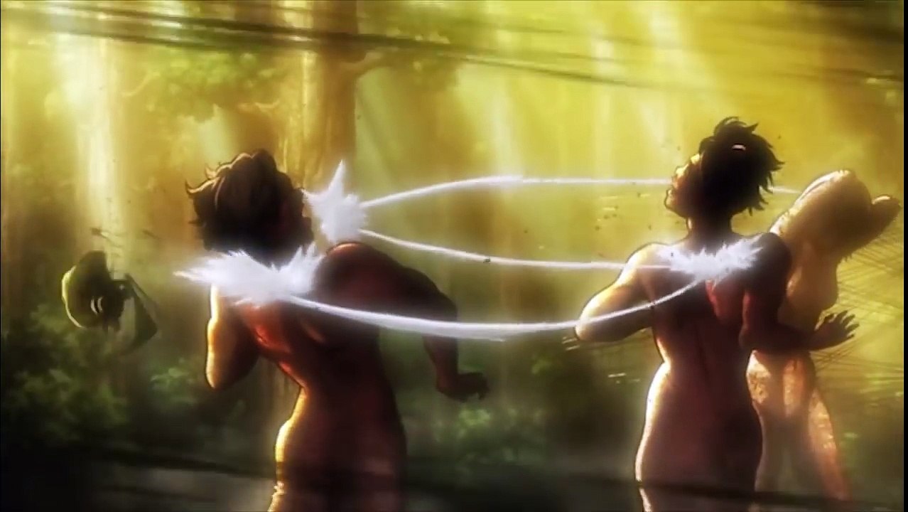 進撃の巨人 カッコいい立体起動シーン集　１期と２期＋OVA全話　attack on titan...