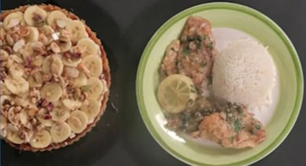 مانيو الإفطار اليوم مع الشيف حنان داوود تارت الكنافة بالموز صدر الدجاج بالحامض