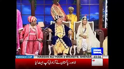 Hasb e Haal - 15 September 2017 - Azizi as Shahenshah Nizam Sakka - حسب حال - Dunya News