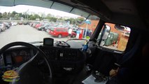 Truckers Point of View (GoPro), NARROW STREETS Nynäshamn City - Volvo FM 2006. POV How To #Real Life