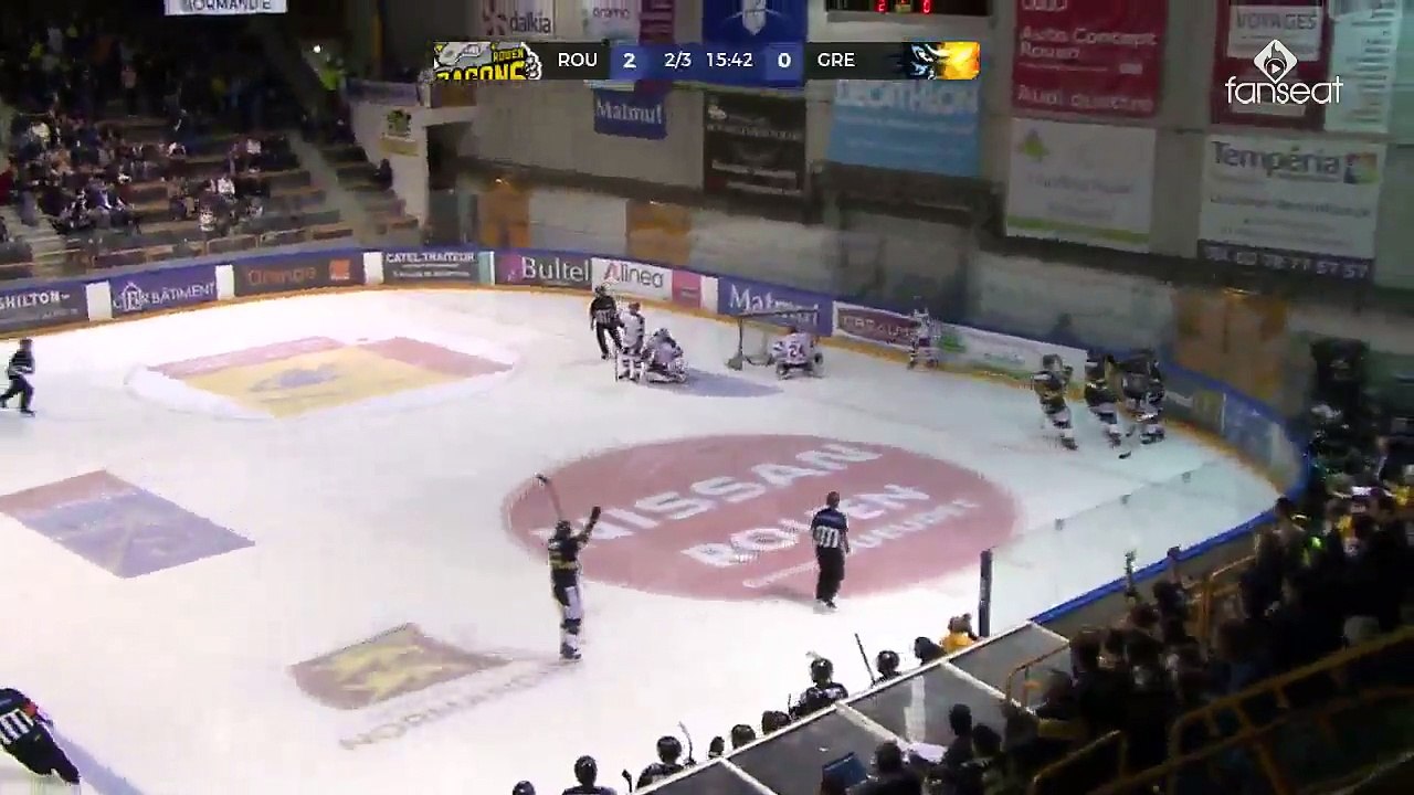 SLM - J2 : Rouen - Grenoble : 5-2 (les buts)