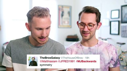 BACKWARDS WORD CHALLENGE | Matthias & J-Fred [PART 1]