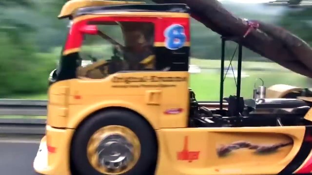 1200馬力のトラック！ヒルクライムレース！峠、street race, drift,engine swaps, Crazy Car,