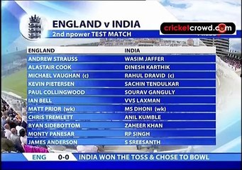 Zaheer's magic spell, Ind vs Eng 2nd test 2007, Trent bridge.