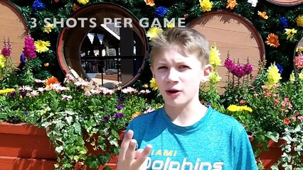 Soccer Challenge Busch Gardens Carnival game Major Prize Wins