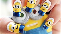 Decoración de uñas Minions - Minions nail art tutorial