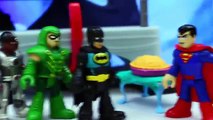 Justice League Imaginext 7 Pack (Green Arrow Cyborg Darkside Superman Batman) - Toy Review