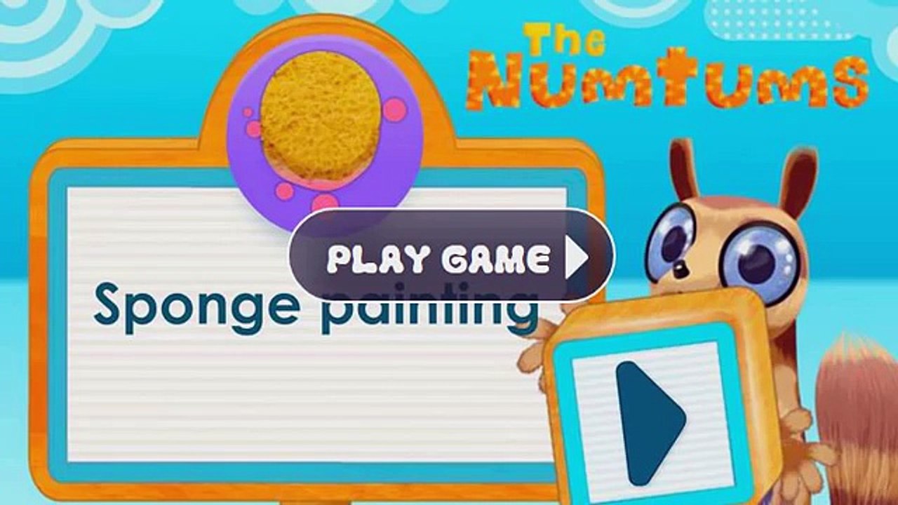 Cbeebies Numtums Sponge Painting Game