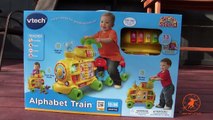 Learn Letters with VTECH Alphabet Train - Unboxing and Riding Kids Toy Train (Ride On)
