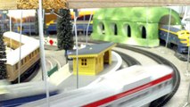 Electric Model Trains Video Hornby Streamliners Train Race