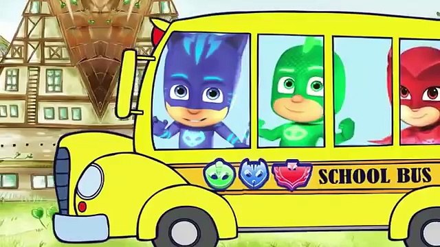 Колеса у автобуса крутятся все серии. Герои в масках песенка про автобус.