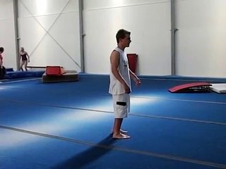 slow motion back flip