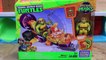 Ninja Turtles Mega Bloks Toys Mikey Jet Cruiser with Slash Kidnapping Dinosaur Pet Pterodyl