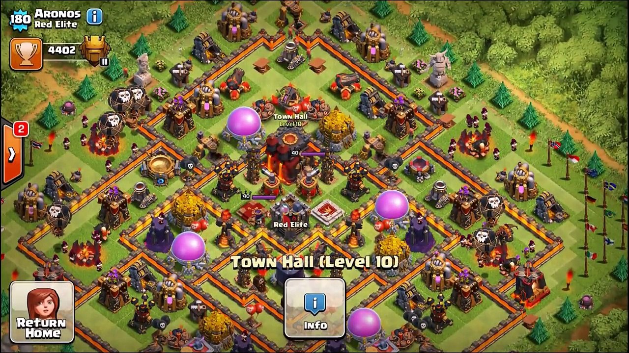Clash Of Clans | TWO TH10 TH INSIDE FARMING BASES (POST UPDATE)