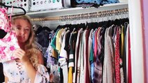 Closet Tour 2017 & Space Saving Tips/Storage!