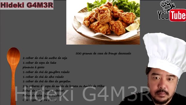 RECEITA DE KARAGE TORI FRANGO FRITO JAPONES CULINARIA JAPONESA