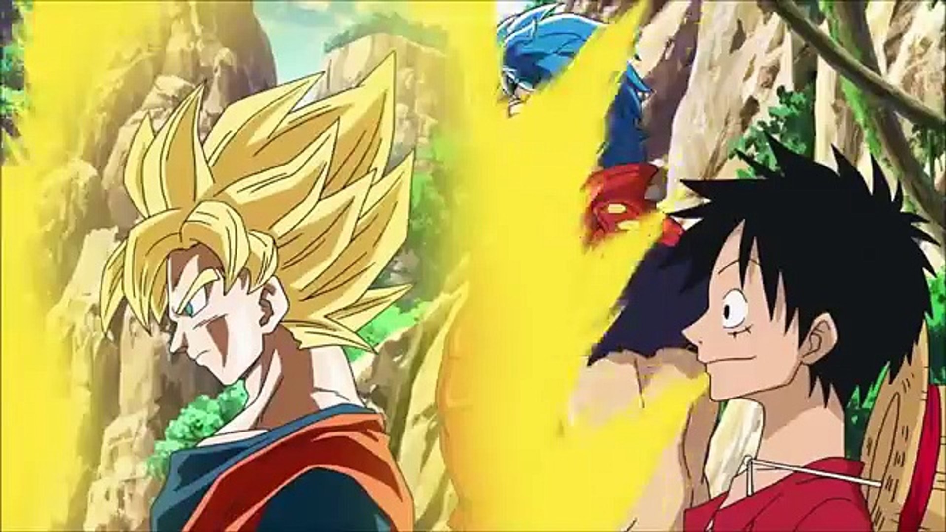 Luffy x Toriko x Goku Team Combo 1st Attempt ワンピース× ドラゴンボールZ x � -  Dailymotion Video