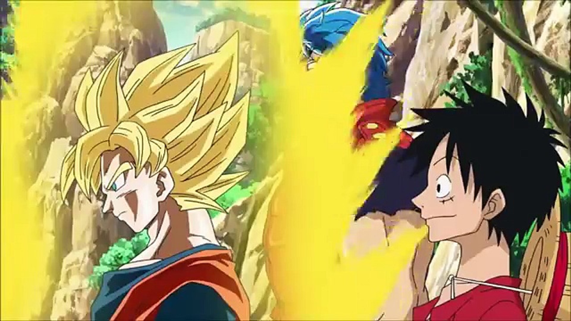 ドラゴンボールxワンピース③ Dragon Ball Z x One Piece x Toriko Crossover Special [SUB vs