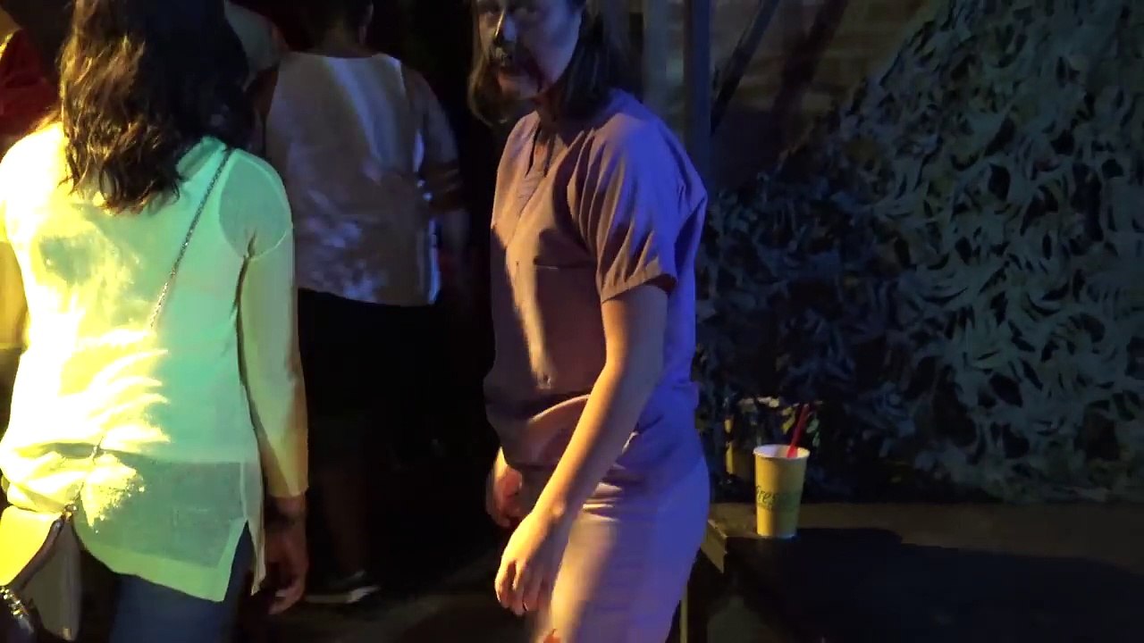 Aftermath Haunted House Maze Walkthrough Fright Fest Six Flags Magic Mountain new