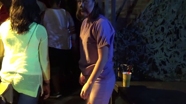 Aftermath Haunted House Maze Walkthrough Fright Fest Six Flags Magic Mountain new