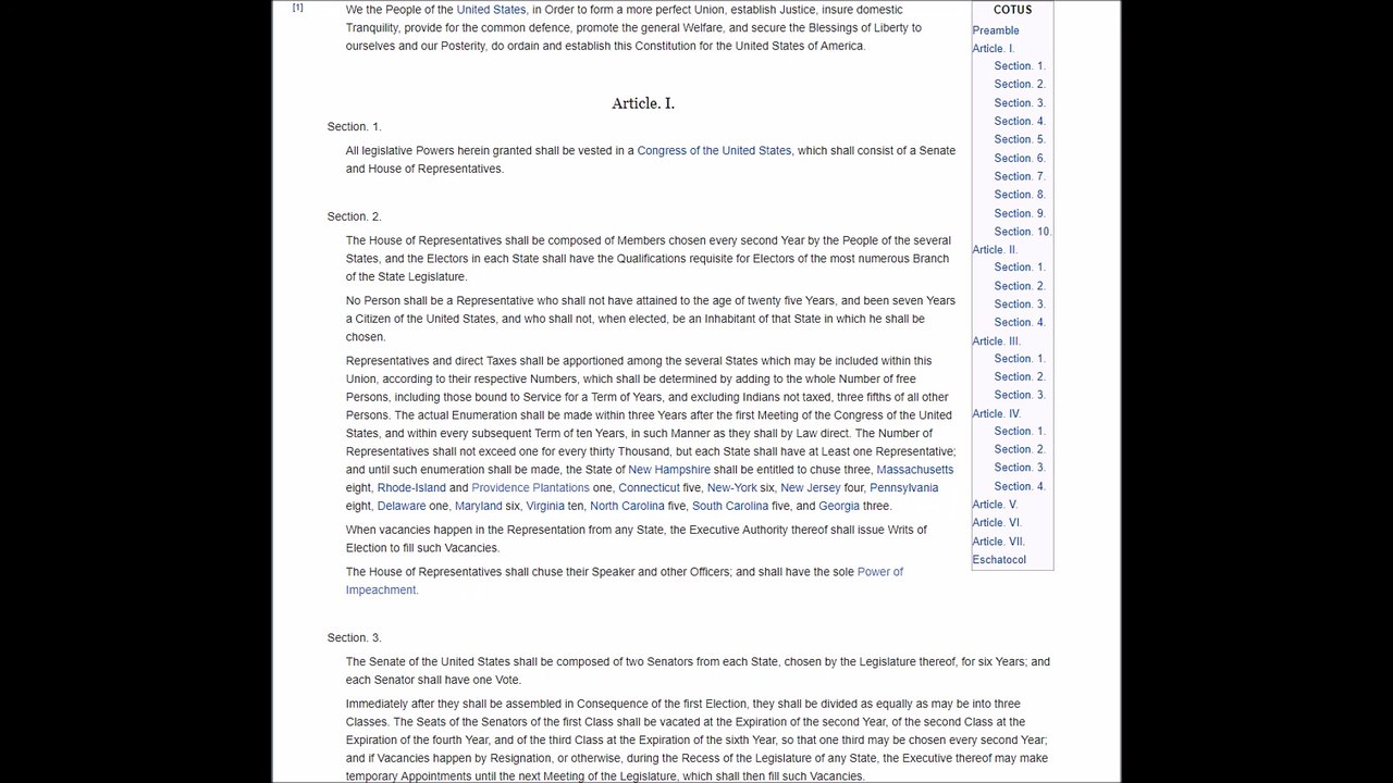 Microsoft David reads the Constitution of the United States