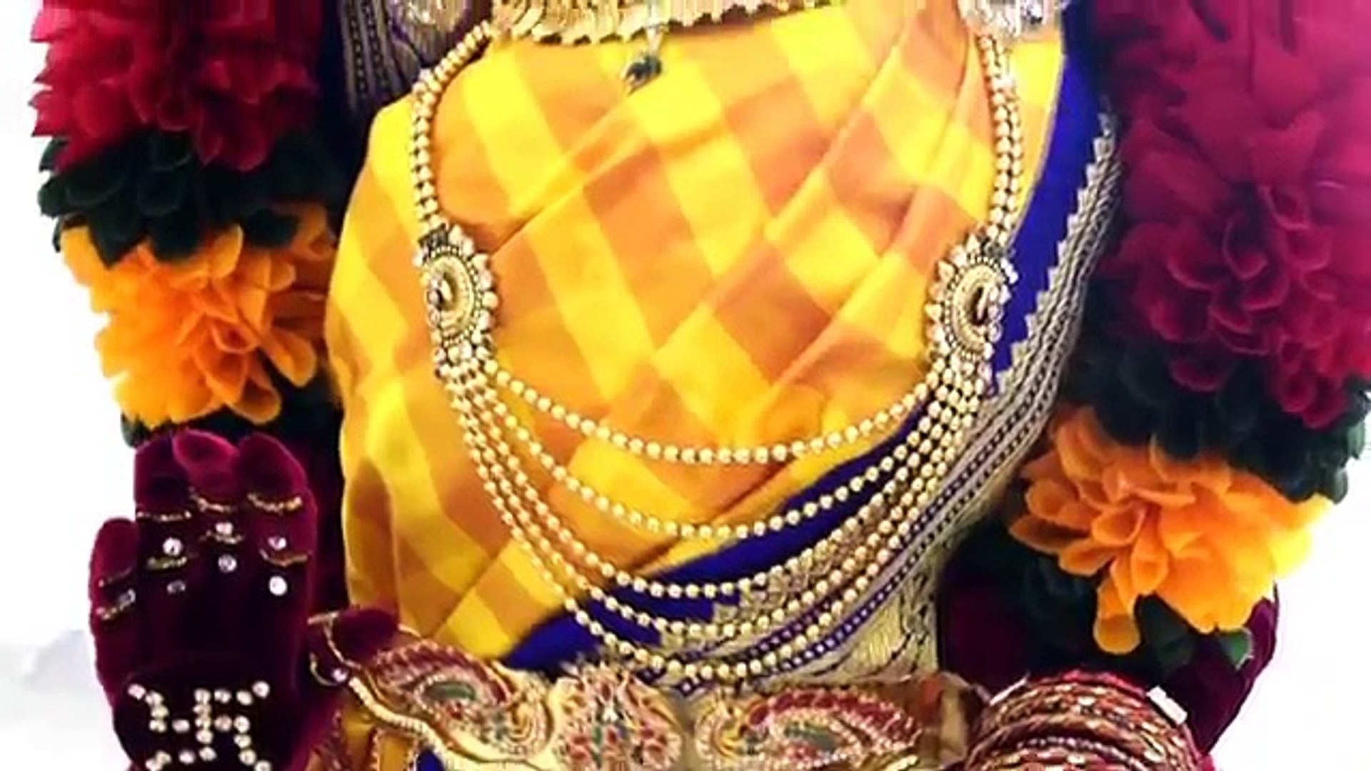 Varamahalakshmi Alankar Saree Draping Varalakshmi Vratham Idol