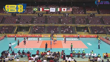 BRASIL x EUA - 2º SET COPA DOS CAMPEÕES - 16/0
