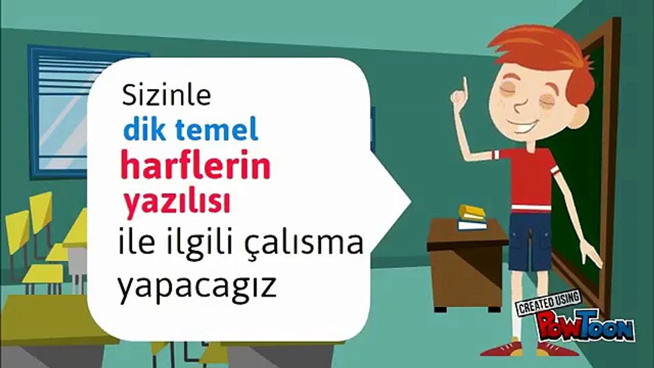 Dik Temel Harfleri Yazma Çalışması | YENİ