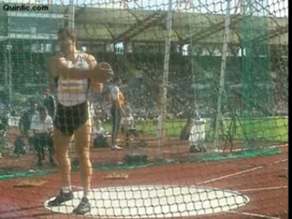 Athlé lancer disque Virgilijus Alekna 69.22m