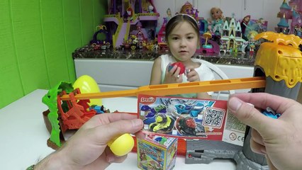 THOMAS AND FRIENDS Toy Train Set Take-N-Play Volcano + Kinder Egg Surprise Opening Paw Patrol Toys