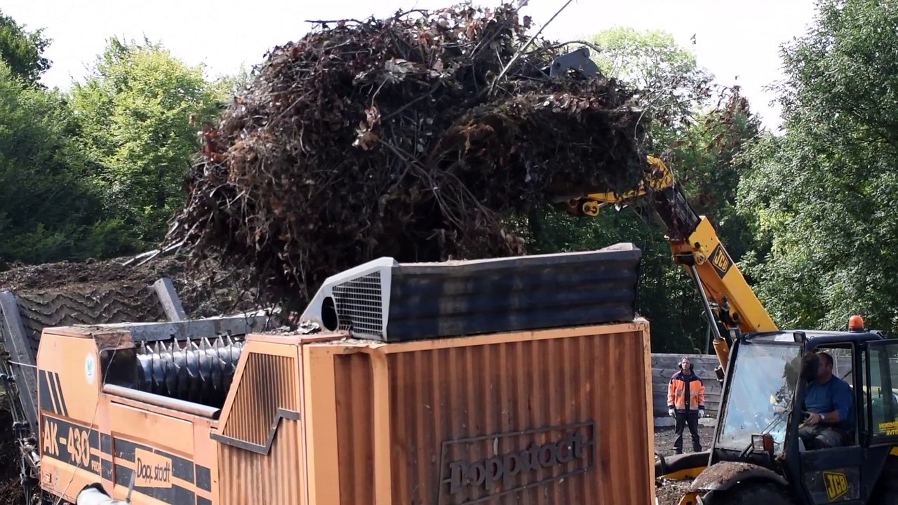 Broyage des déchets verts
