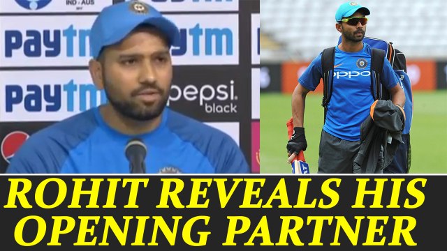 Rohit Sharma reveals that Ajinkya Rahane can open in place of Shikhar Dhawan | Oneindia News
