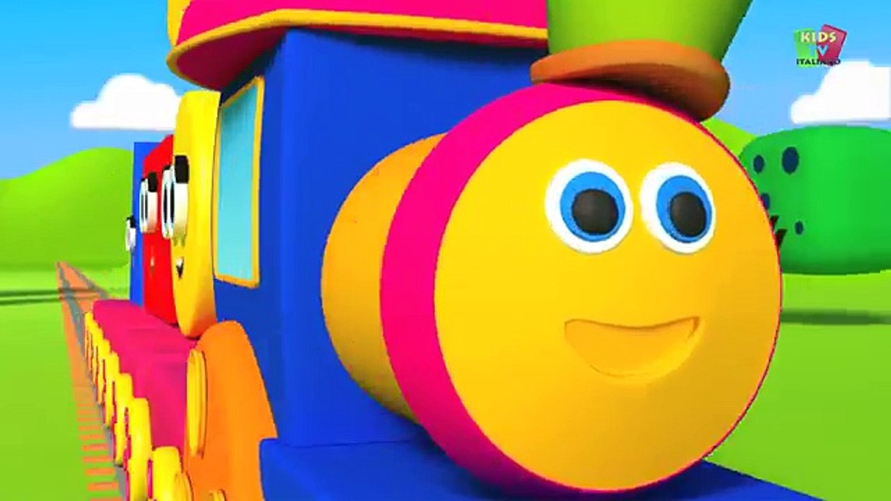 Bob il treno – Costruendo con le forme | bob i blocchetti di costruzione treno