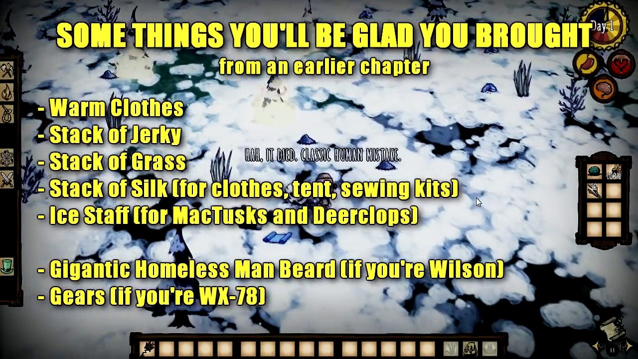 Dont Starve Adventure Guide - King of Winter