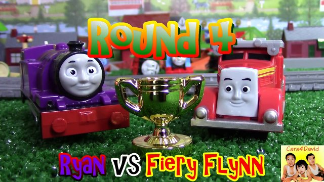 THOMAS AND FRIENDS THE GREAT RACE #26 | TRACKMASTER SHOOTING STAR GORDON Kids Playing Toy Trains