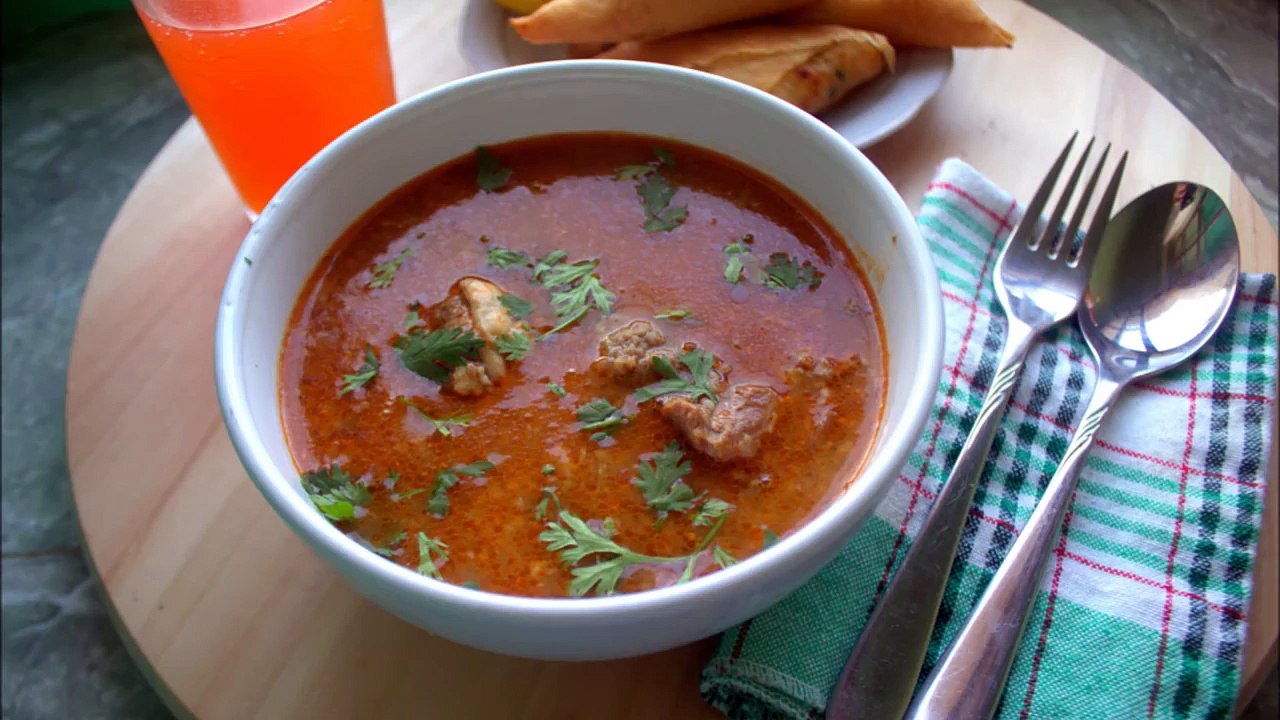 chorba frik/ soupe algerienne / recette de ramadan de la cuisine algerienne
