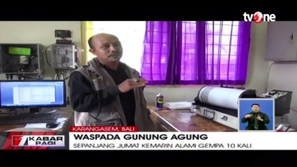 Waspada Gunung Agung, Status di Level Dua