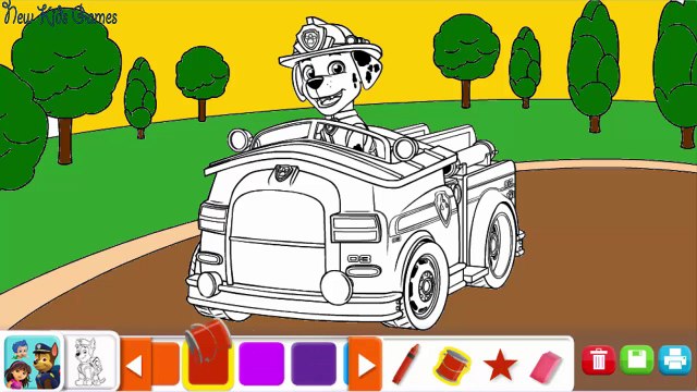 La Patrulla Canina - Patrulla Canina Juego de colorear - Patrulla de Cachorros