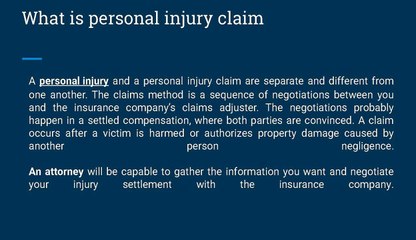 A Professional Law Corporation for Personal Injury Claim & Attorney