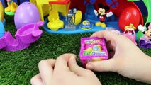 Mickey Mouse Clubhouse Surprise Eggs with My Little Pony and Shopkins with Bubble Guppies Toys