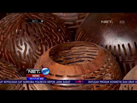 Ukiran Cantik Dari Batok Kelapa - NET5