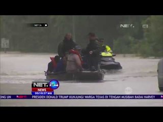 Badai Harvey di Texas, 13 Ribu Orang Dievakuasi Tim Penyelamat- NET24