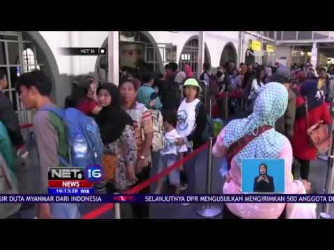 Stasiun Senen Ramai Pemudik - NET16