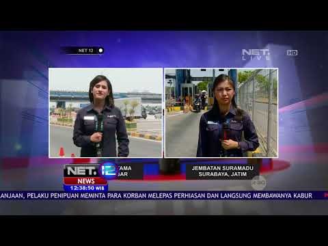 Peningkatan Volume Kendaraan di Gerbang Tol Cikarang Utama dan Jembatan Suramadu NET 12