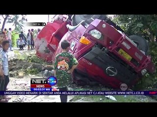 Sebuah Truk Pertamina Terbalik, 8000 Liter Pertamax Jadi Rebutan Warga NET 24