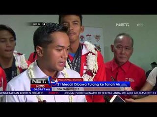 Tim Renang Indonesia Sampai di Bandara Soetta Bawa 31 Medali NET 24