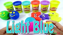 Learn Colors with Play Doh Smiley Faces Finger Family Nursey Rhymes Fun Creative Playdough for Chil