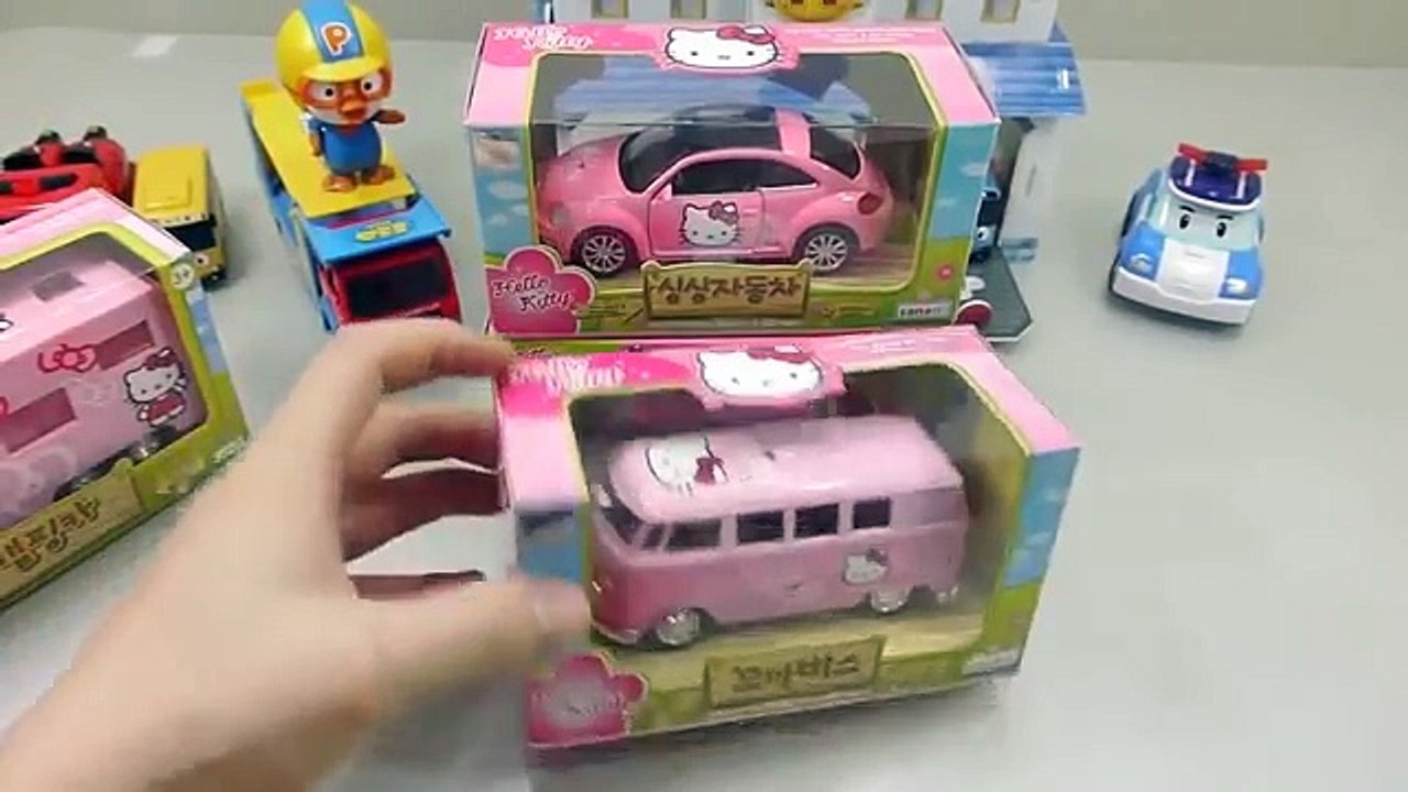 Hello Kitty Car Toy Robocar Poli Pororo Cars Toys