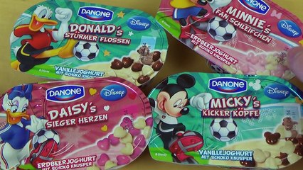 Disney Mickey Minnie Daisy Donald Danone Football Yogurt